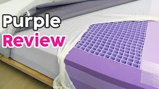 Purple Review  Original Purple Mattress vs 10 Tests [upl. by Oinolopa214]