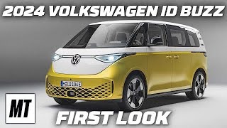 2024 Volkswagen ID Buzz First Look  MotorTrend [upl. by Hebbe418]