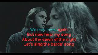 KaraMetal Blind Guardian  The Bards Song Karaoke [upl. by Kcinnay]