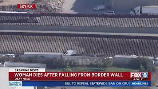 WOMAN DIES after FALL from Border Fence [upl. by Nnoryt]