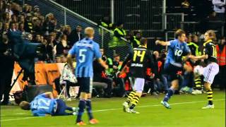 Fotboll  AIK vs Djurgårdens IF  Kenny Pavey öser på 20110919 [upl. by Edan96]