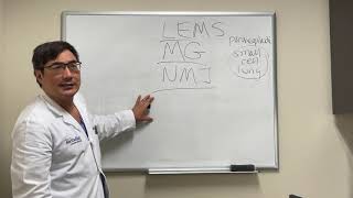 Lambert Eaton Myasthenic syndrome LEMS vs myasthenia gravis MG [upl. by Jorrie646]