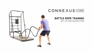 Connexus Home Battle Rope  Setup amp Instruction  Matrix Fitness [upl. by Farr]