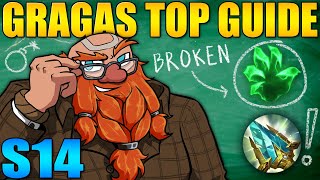 Gragas Toplane Bombamentals💣 Best Gragas Build In Season 14📚 [upl. by Gilligan]