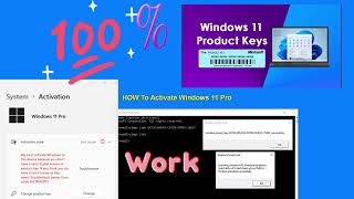 Activate Windows 11 Pro on CMD free 100 work [upl. by Monaco]