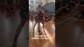 Clinching pram basics  standing  leg movements kru Suphan Chabairam [upl. by Handal761]