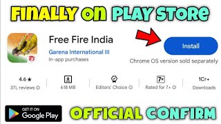 💥Free Fire India New Launch Date Announcement  Free Fire New Update [upl. by Eerolam]