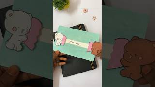 Diy slider card tutorial diy viralshorts handmadegifts craft giftsforher giftsforhim love [upl. by Anibla]