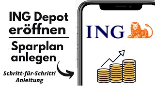 ING Depot eröffnen amp ING ETF Sparplan anlegen 2024 [upl. by Anele927]