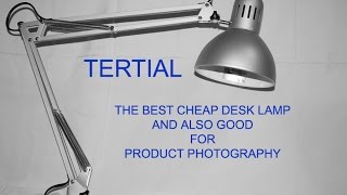 TERTIAL A REALLY GOOD CHEAP DESK LAMP FROM IKEA [upl. by Euqinoj]