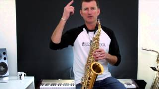 Daily Saxophone Tip 15 Chromatic Warmup saxophone lesson  Learn how to play saxophone [upl. by Ojybbob]