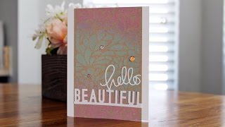 Stenciling With Tim Holtz Distress Oxide Ink  TUTORIAL [upl. by Nylacaj]