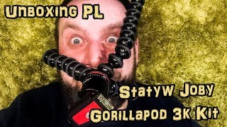 Joby Gorillapod 3k Kit  UNBOXING PL i pierwsze wrażenia [upl. by Tigges]