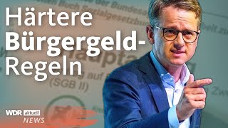 CDUPolitiker will mehr als 100000 Menschen das Bürgergeld streichen  WDR Aktuelle Stunde [upl. by Orel]