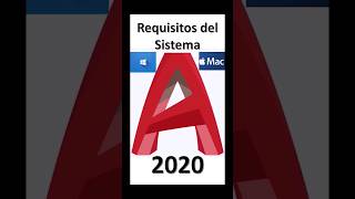 CARACTERISTICAS PARA INSTALAR AutoCAD 2020 [upl. by Jocelin]