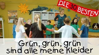 👩🏼 Grün grün grün sind alle meine Kleider  Singen Tanzen und Bewegen  Kinderlieder [upl. by Ermanno]