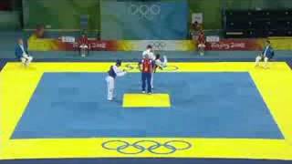 Kazakhstan vs Cuba  Mens 80KG Taekwondo  Extended Highlights  Beijing 2008 Summer Olympic Games [upl. by Lampert254]