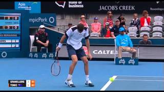 Marcel GRANOLLERS ESP vs Bernard TOMIC AUS FULL MATCH Apia International Sydney 2014 [upl. by Rahr]