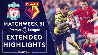 Liverpool v Watford  PREMIER LEAGUE HIGHLIGHTS  422022  NBC Sports [upl. by Hook]