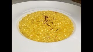 Risotto de Azafrán  Chef Stefano Barbato [upl. by Nnylacissej]