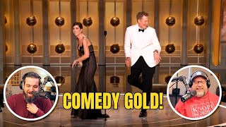 Will Ferrell amp Kristen Wiig Golden Globes Skit Reaction [upl. by Aztilay399]