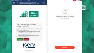 Mit der Untis Mobile app anmelden  ohne QRCode WestfalenKolleg Dortmund [upl. by Adnarrim]