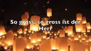 SO GROSS IST DER HERRLouvores Letras e Legendas [upl. by Verna770]