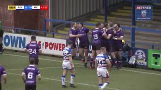 Highlights  Rochdale Hornets v Midlands Hurricanes [upl. by Fulvia]