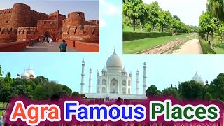 Agra Famous Places l Tajmahal l Agra fort l Mehta Baugh ll Agratourism [upl. by Firmin]