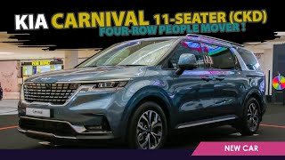 Launched Kia Carnival 11Seater CKD – FourRow People Mover [upl. by Nolrah420]