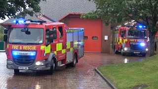 Blackpool Fire Station Double Turnout  Lancashire Fire And Rescue Service [upl. by Lesko]