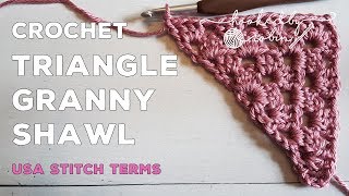 How to Crochet a Granny Shawl  SUPER EASY Beginners Tutorial 🧶 [upl. by Belak]