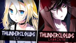 Nightcore  Thunderclouds 1 Hour [upl. by Jillana8]