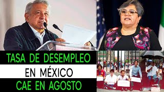 Desempleo con México descendió 3 en agosto 2023 INEGI  DPC con Nacho Lozano [upl. by Meeks737]