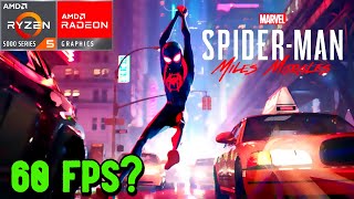 Marvels Spiderman Miles Morales on AMD Ryzen 5500u  8GB RAM  2GB VRAM [upl. by Piselli]