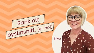 🧵 Hur du sänker ett bystinsnitt på mönstret 🧵 [upl. by Oskar]