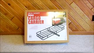 Harbor Freight Deluxe Cargo Carrier Review HaulMaster 66983 [upl. by Eyahs]