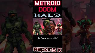 quotI am the BFGquot  Doom x Halo x Metroid MEME doometernal haloinfinite metroid [upl. by Cirala]