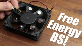 Free Energy BS  Magnet PC Fan Bedini Motor [upl. by Eibrab828]