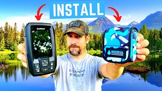 Fishing Kayak Nocqua Battery Install  Power Your Fish Finder [upl. by Kahle445]