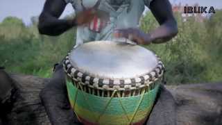 Traditional Djembe drummer [upl. by Drugge]