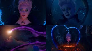 The Little Mermaid LiveAction Remake  Poor Unfortunate Souls song scene and clips breakdown [upl. by Dimah535]