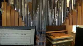 Naïades Louis Vierne MIDI sequence performed on the home pipe organ [upl. by Chandler]