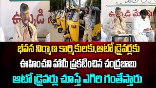 భవన నిర్మాణ కార్మికులకుఆటో డ్రైవర్లకు ఊహించని హామీ ప్రకటించిన చంద్రబాబుTDP ManifestoGaganaMedia [upl. by Hgielanna]