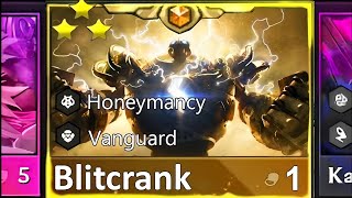 Zap Attack Blitzcrank 3Star 5 Honeymancy in TFT Set 12 [upl. by Tidwell]