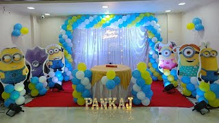 DIY Balloon decoration ideas  birthday decoration tutorial  party decoration ideas  balloon arch [upl. by Hett15]