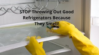 Stop Throwing Out Stinky Refrigerators  Use OdorXit Eliminator Instead Easy to Use  Guaranteed [upl. by Ahsikal]