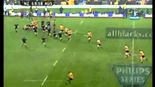 Wallabies Greatest Trys Against The All Blacks [upl. by Ridinger]