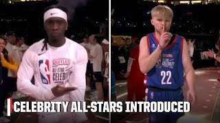 The 2024 NBA Celebrity AllStar Game player introductions 🤩  NBA on ESPN [upl. by Vetter]