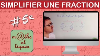 Simplifier une fraction 1  Cinquième [upl. by Jamil]